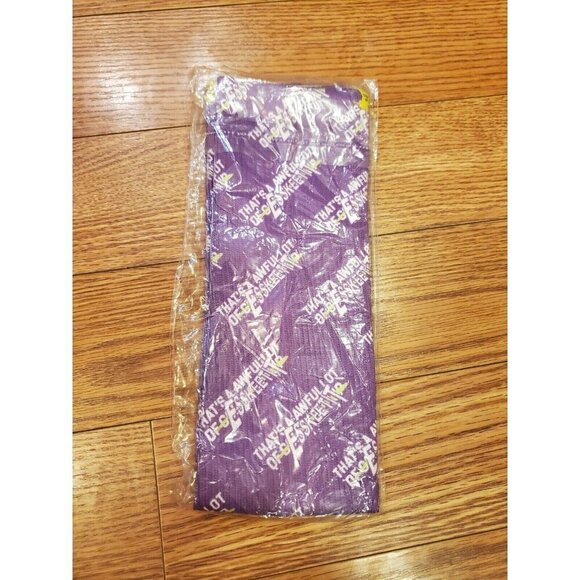 Thats A Awful Lot Of Cough Syrup Socks Men's Purple By Desto Dubb Eskeetit OSFA - Picture 7 of 7